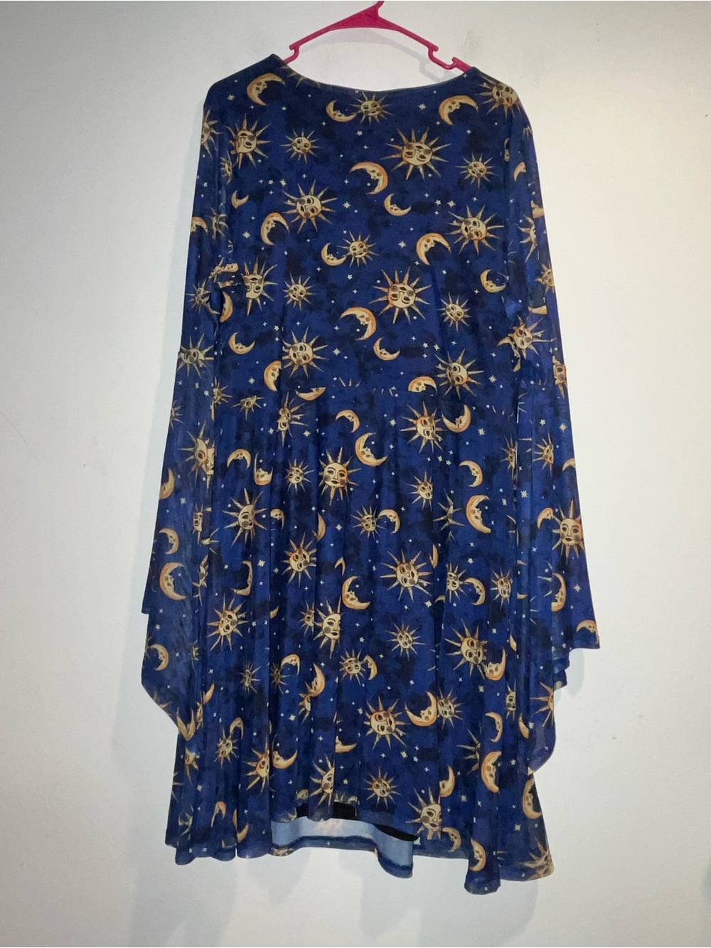 COSMIC AURA HOT TOPIC Celestial print mesh dress - Picture 2 of 10